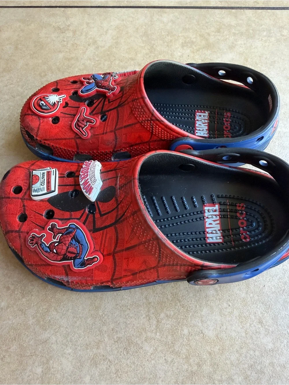 Marvel Spider-Man Red and Black Kids’ Crocs